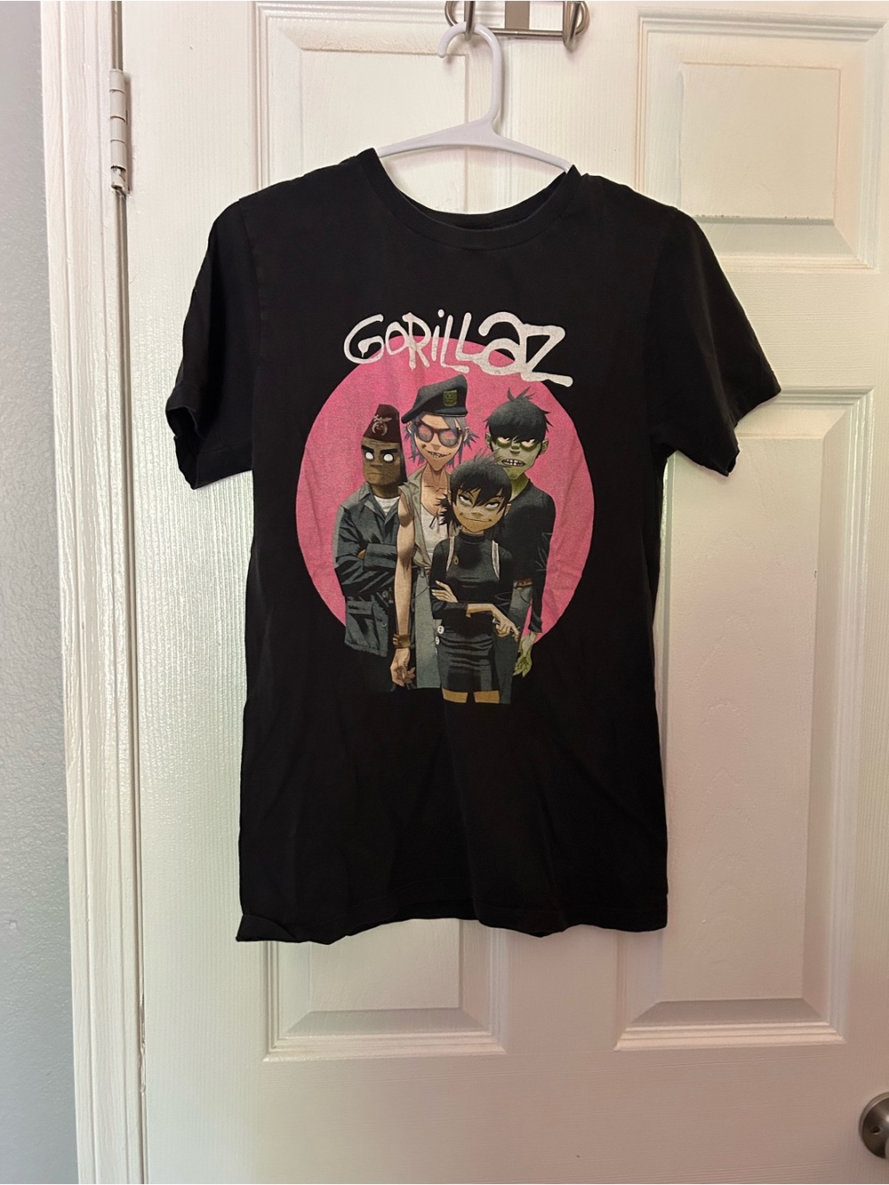 Kids Black Graphic Tee with Pink Circle